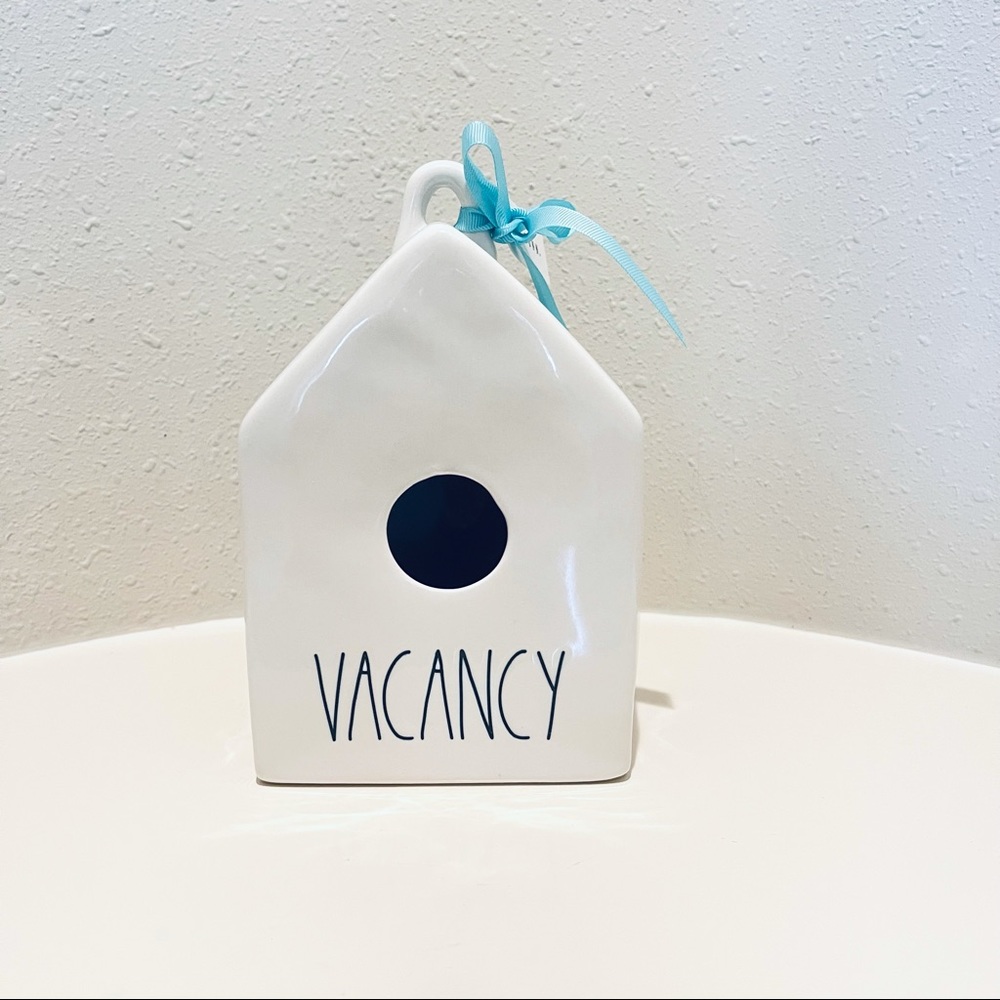 Rae Dunn “Vacancy “ Birdhouse OS NWT